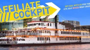 PerformanceIN & Affiliate Cockpit Announce 4th of July Thames Cruise